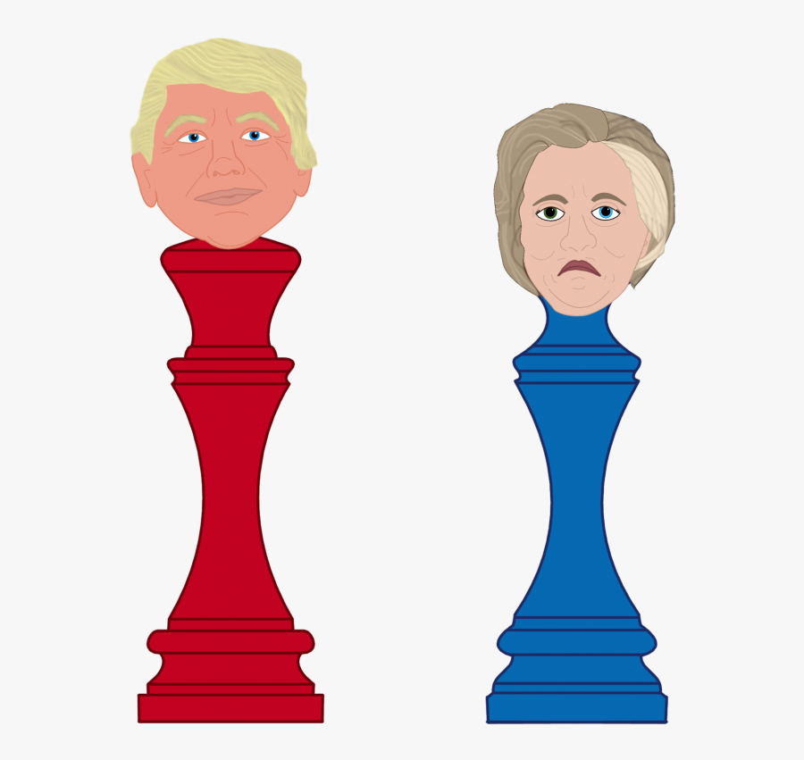 Political Chess - Cartoon, Transparent Clipart