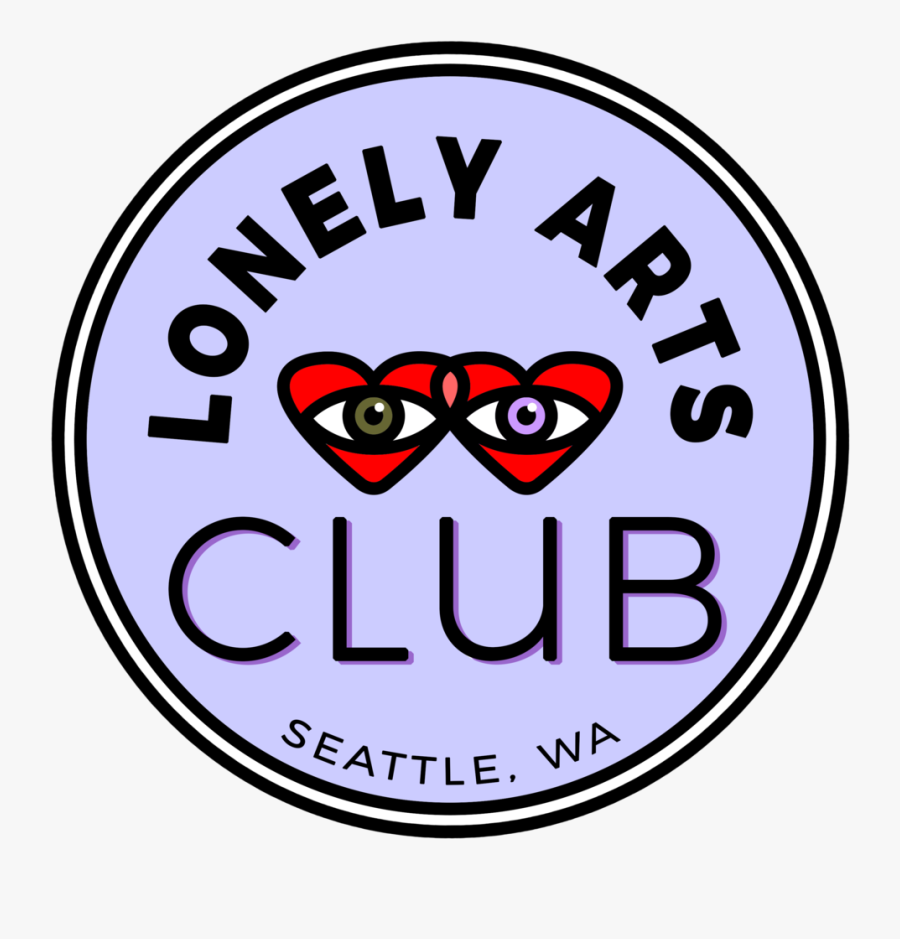 Lonely Arts Club Logo For New Seattle Online Arts Mag, Transparent Clipart
