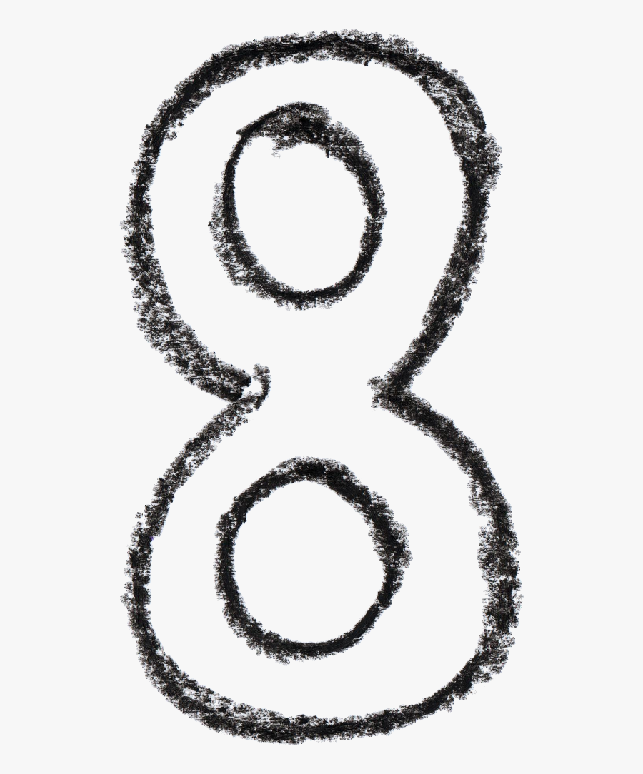 Number 8 8 Drawing, Transparent Clipart