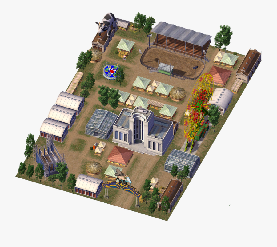 Sim City 4 - State Fair Simcity 4, Transparent Clipart