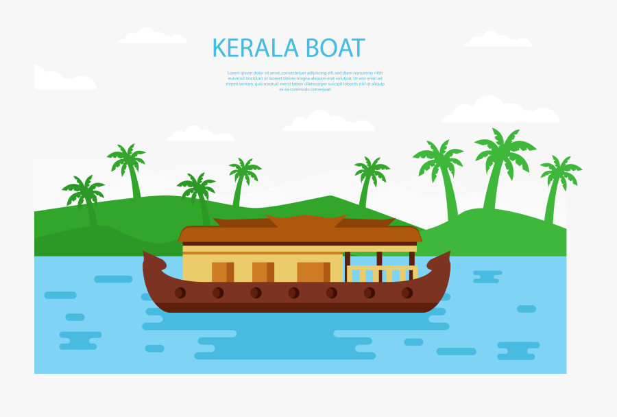 Boat Clip Art Boats - Clip Art Kerala Boat, Transparent Clipart