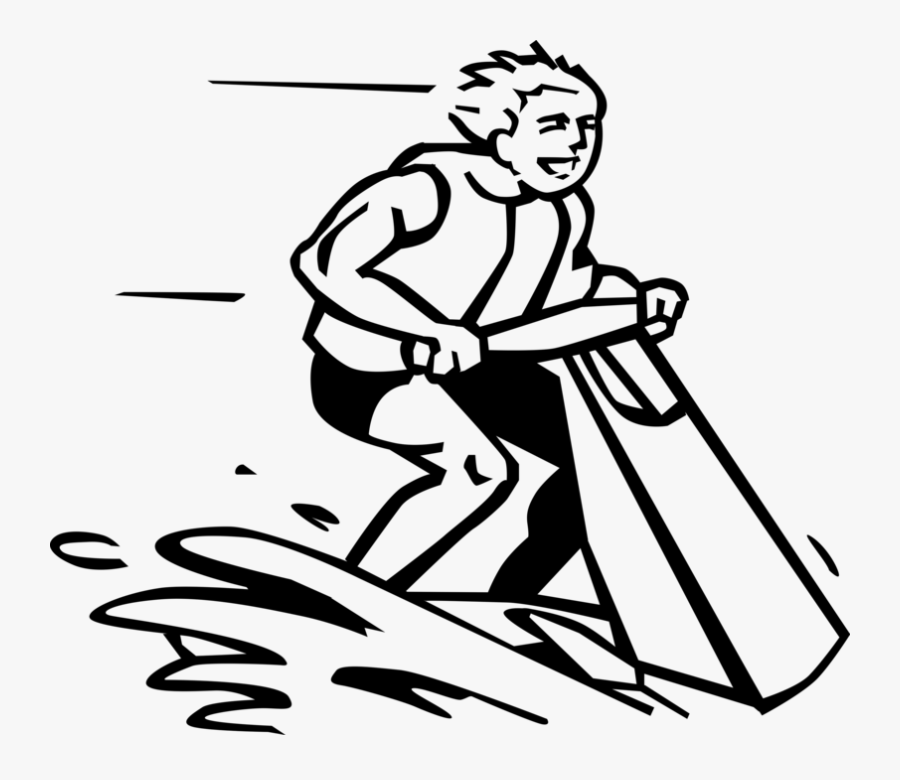 Skis Drawing Cartoon Pair, Transparent Clipart