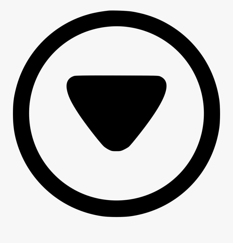 Bottom Down Navigation Arrow Round Element Comments - Fa Fa Clock Icon, Transparent Clipart