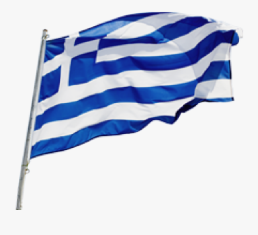 #flag #symbol #greece #greek #greekflag - Transparent Greece Flag Png, Transparent Clipart