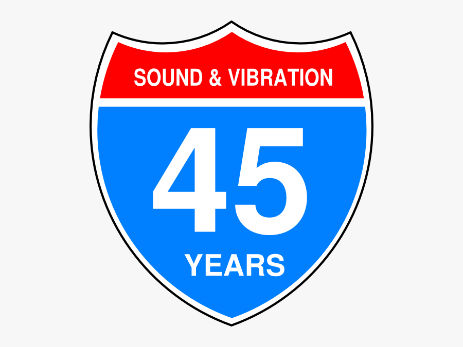 Interstate Highway Sign, Transparent Clipart
