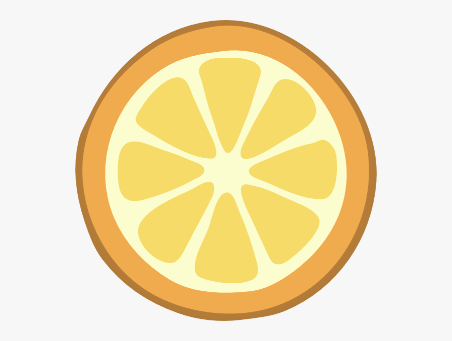 Free Vector Rondelle Orange Clip Art - Pomelo, Transparent Clipart