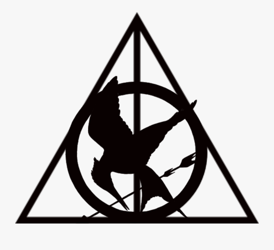 #hungergames #harrypotter #thehungerganes #deathlyhallows - Mockingbird Symbol Hunger Games, Transparent Clipart