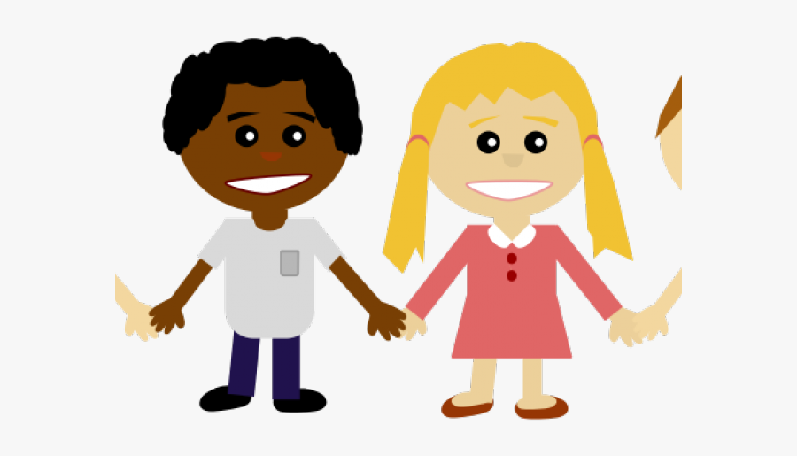 Friends Holding Hands Clipart, Transparent Clipart