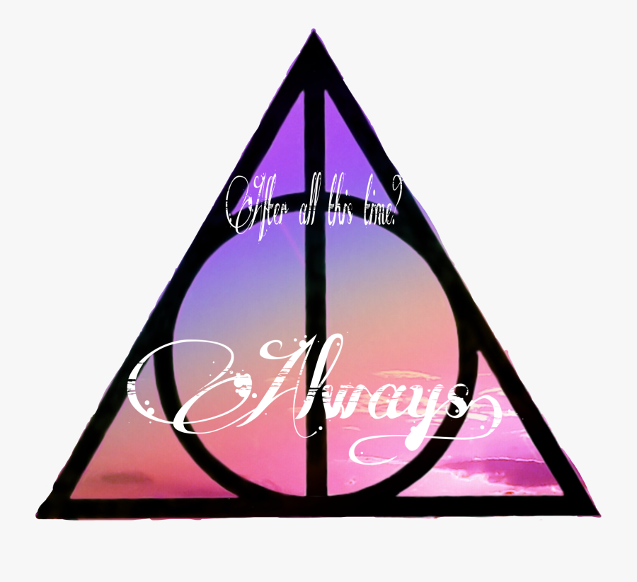 #deathlyhallows #always - Triangle, Transparent Clipart