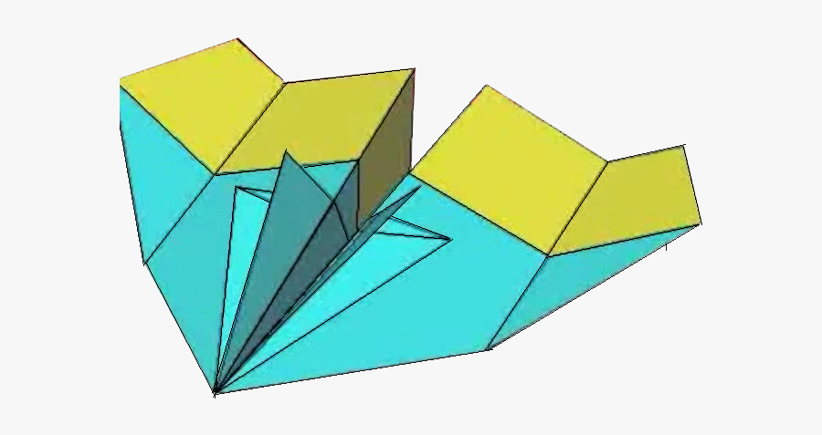 Ketch Paper Airplane, Transparent Clipart