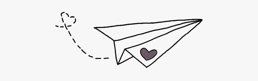 #fly #doodle #paper #plane #freetoedit #ftestickers - Paper Plane Doodle Png, Transparent Clipart