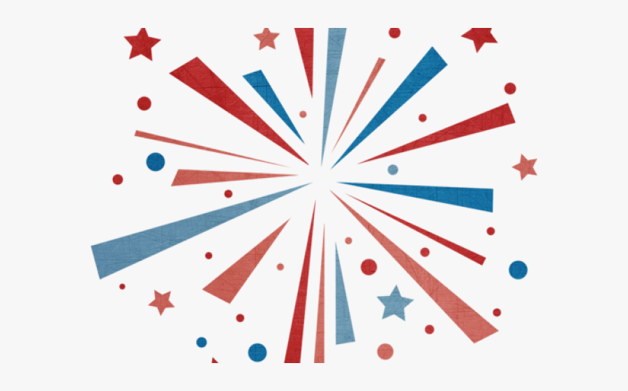 4th Of July Fireworks Clipart - Transparent 4th Of July Fireworks, Transparent Clipart