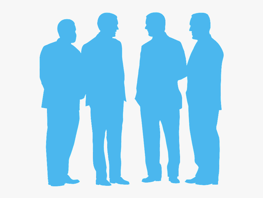 Groomsmen Silhouette, Transparent Clipart