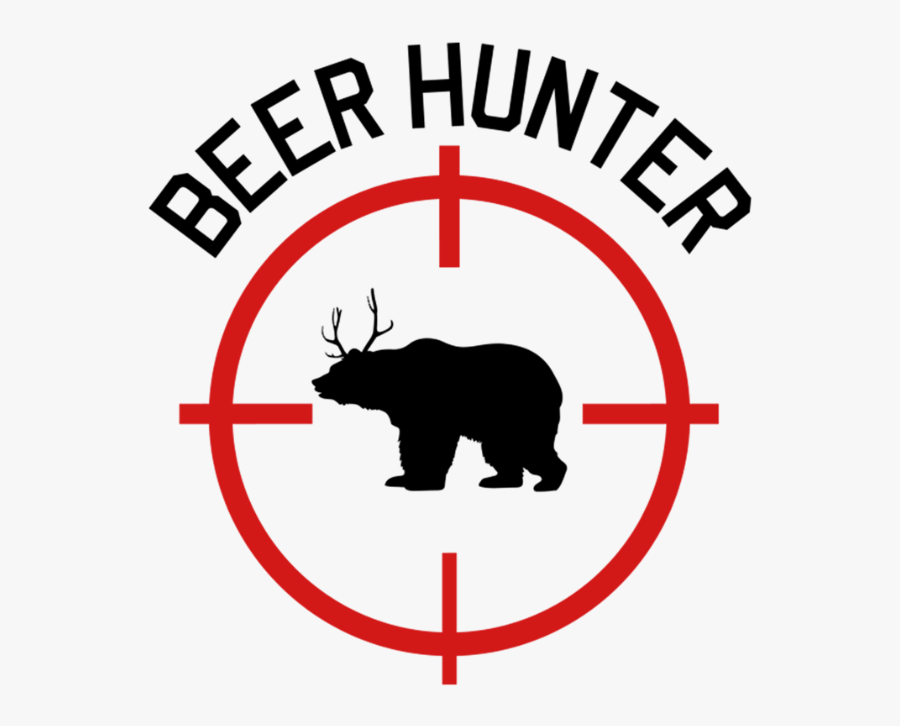 Beer Hunter - American Black Bear, Transparent Clipart
