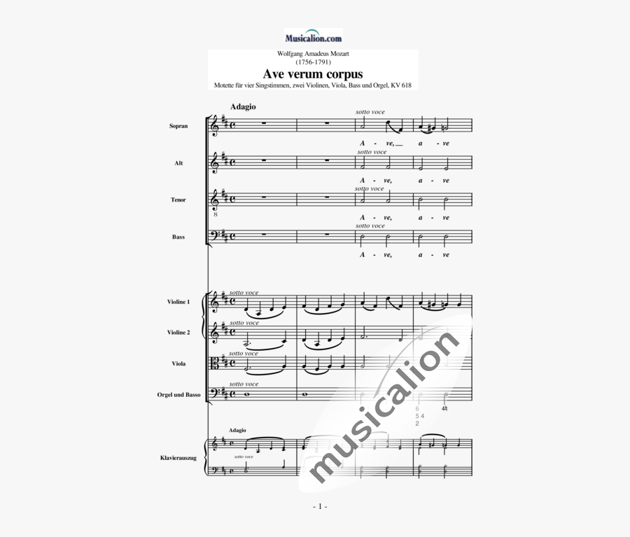 Mozart, Wolfgang Amadeus - Beethoven Ode To Joy Satb, Transparent Clipart