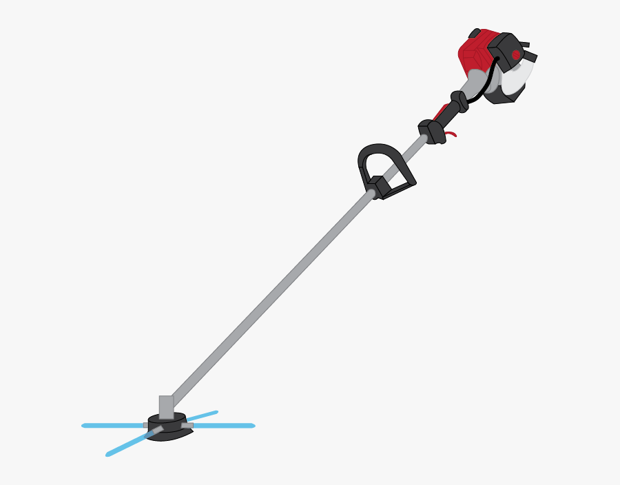 String Trimmer Edger Weed Lawn - Weed Wacker Cartoon Png, Transparent Clipart