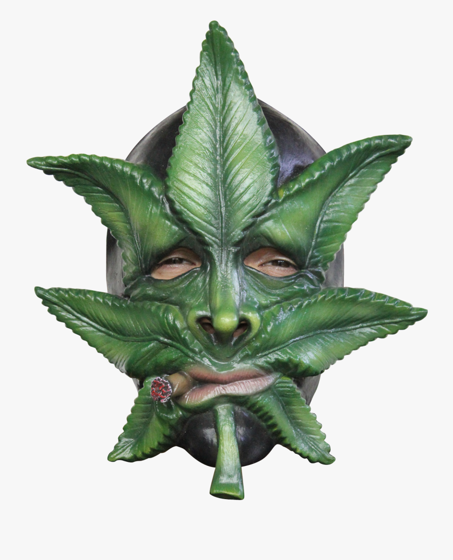 Weed - Halloween Weed Mask, Transparent Clipart