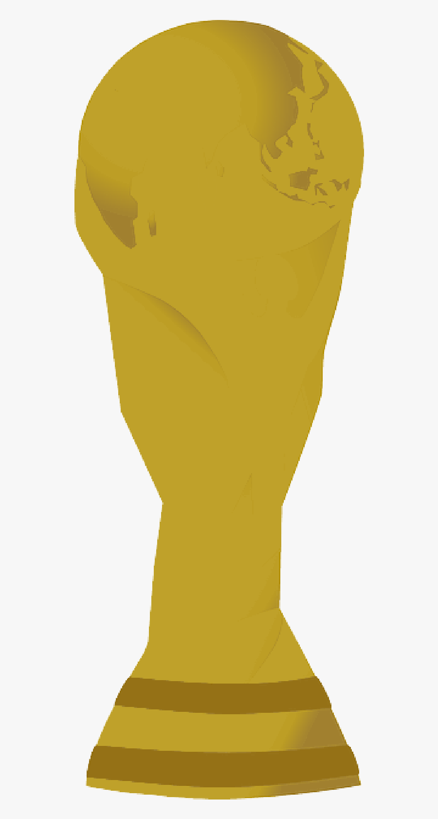 World, Cup, Soccer, Gold, Sports, Football, Trophy - Fifa World Cup Trophy Png, Transparent Clipart