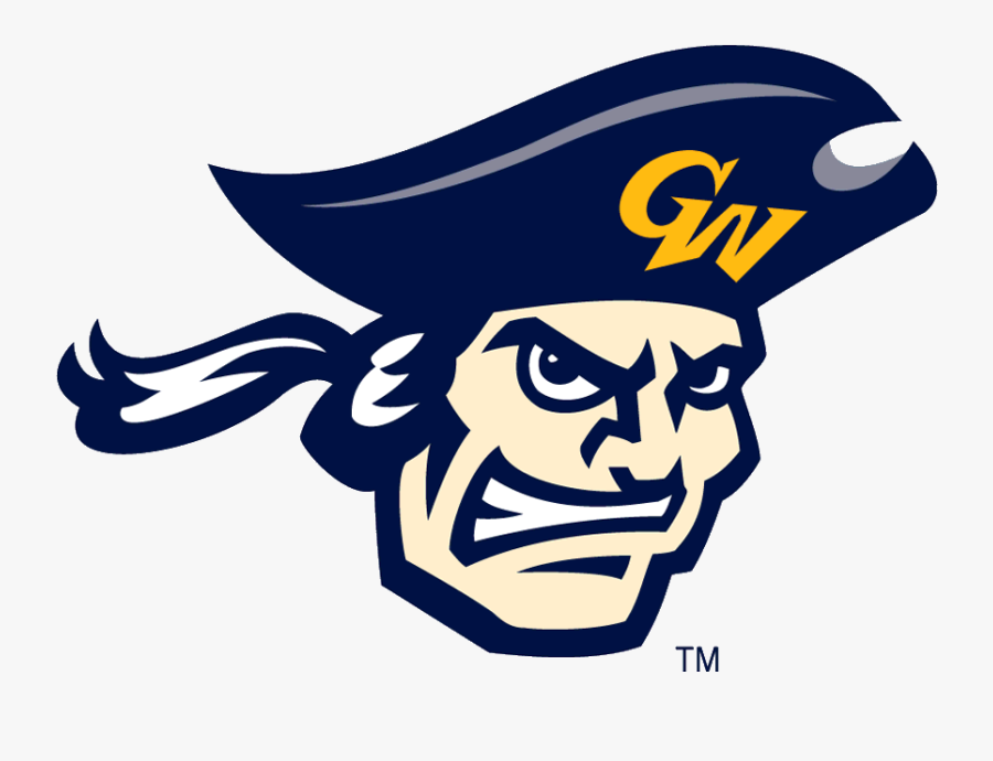 George Washington University Colonials Logo, Transparent Clipart