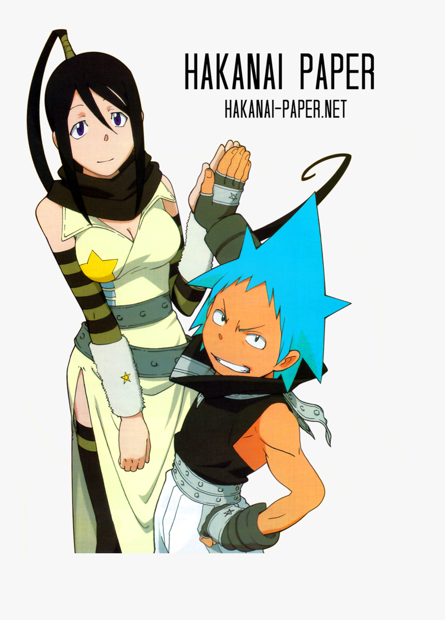 Black Star Soul Eater Png - Black Star And Tsubaki, Transparent Clipart