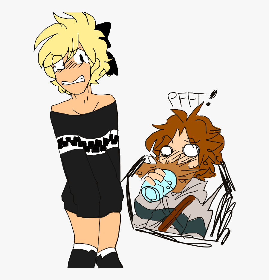 Transparent Extra Clothes Clipart - Anime Garroth X Laurence, Transparent Clipart