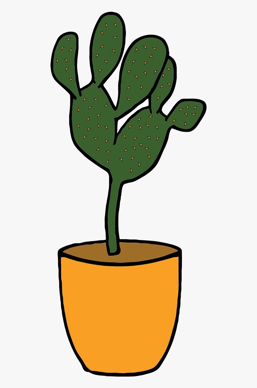 Cactus Plant Green Free Picture - แค ค ตั ส กราฟฟิก, Transparent Clipart