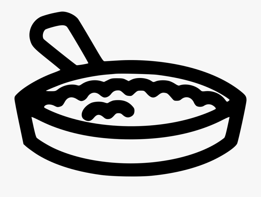 Transparent Rice Clipart Black And White - Fried Icon Png, Transparent Clipart