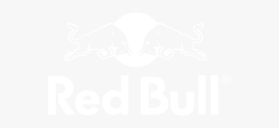 Red Bull Logo White Png, Transparent Clipart