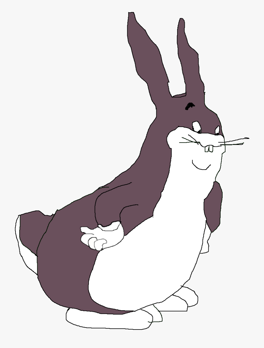 Big Chungus Clipart White Background - Big Chungus White Background, Transparent Clipart