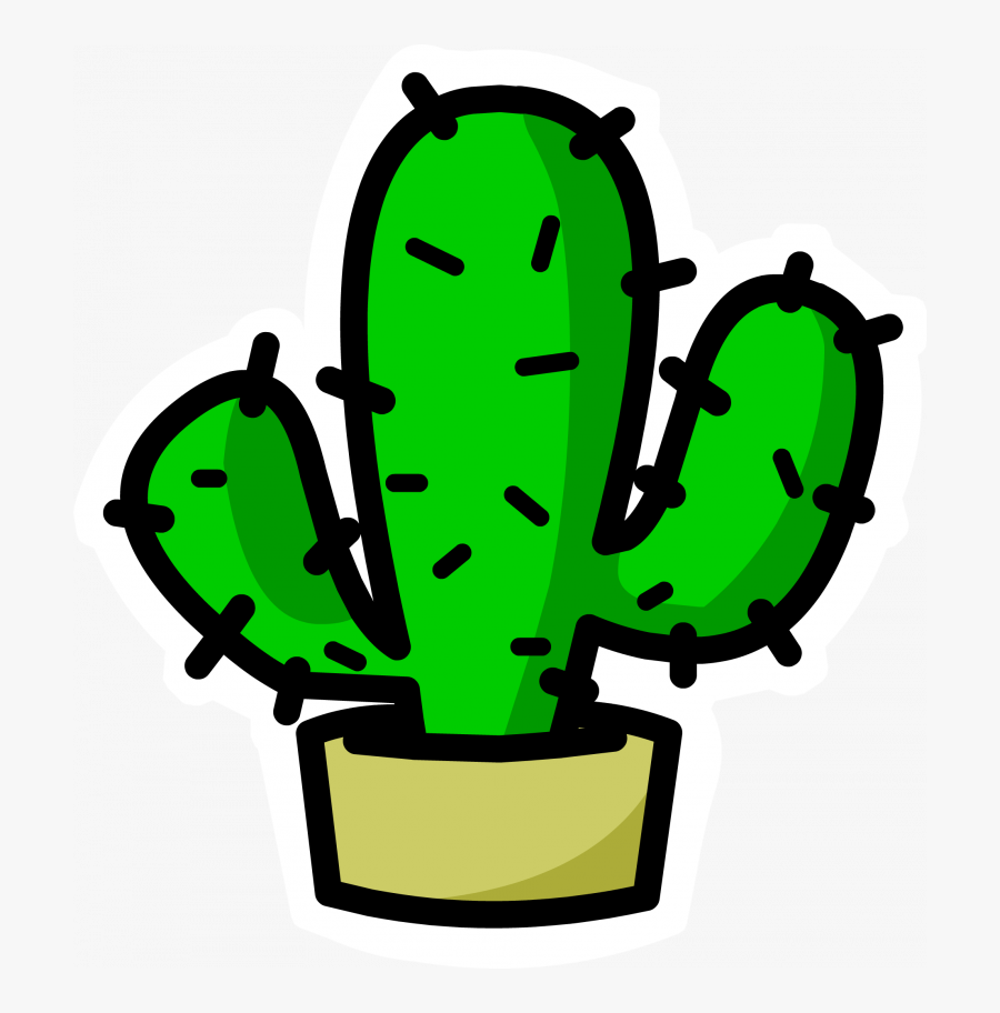 Download For Free Cactus Icon Png - Transparent Background Cactus Cartoon Png, Transparent Clipart
