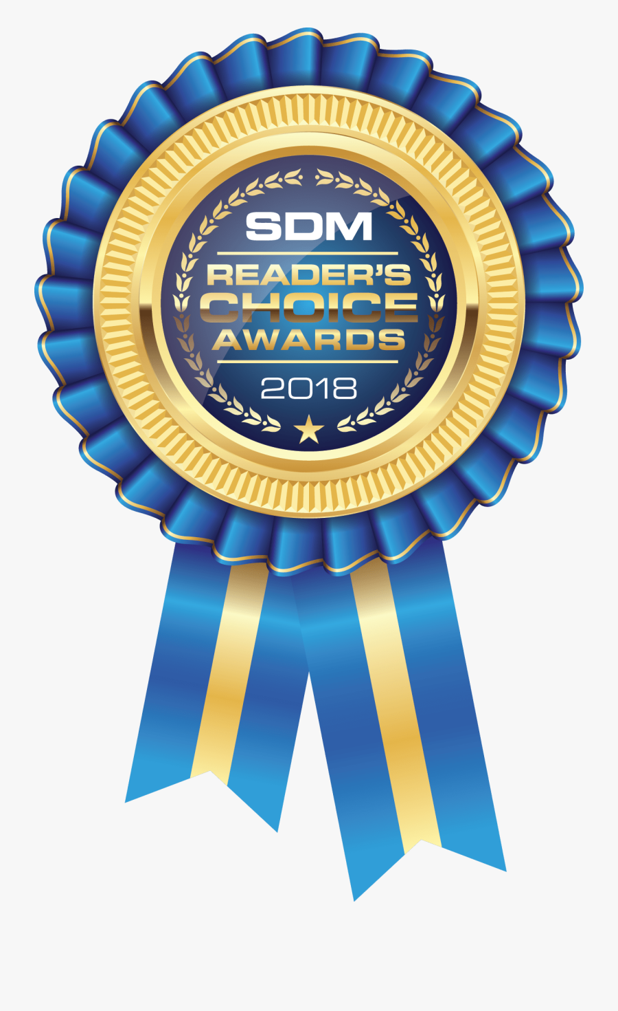 Grand Park Named A Top Sports Facility In The United - 3rd Place Ribbon Blue, Transparent Clipart