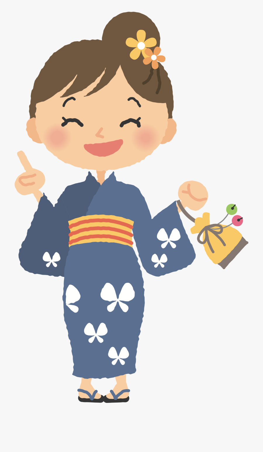 Summer Big Image Png - Japanese Kimono Clipart Png, Transparent Clipart