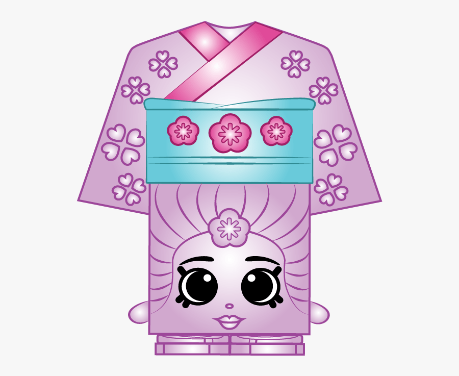 Shopkins Kimono - Shopkins Yoko Kimono, Transparent Clipart