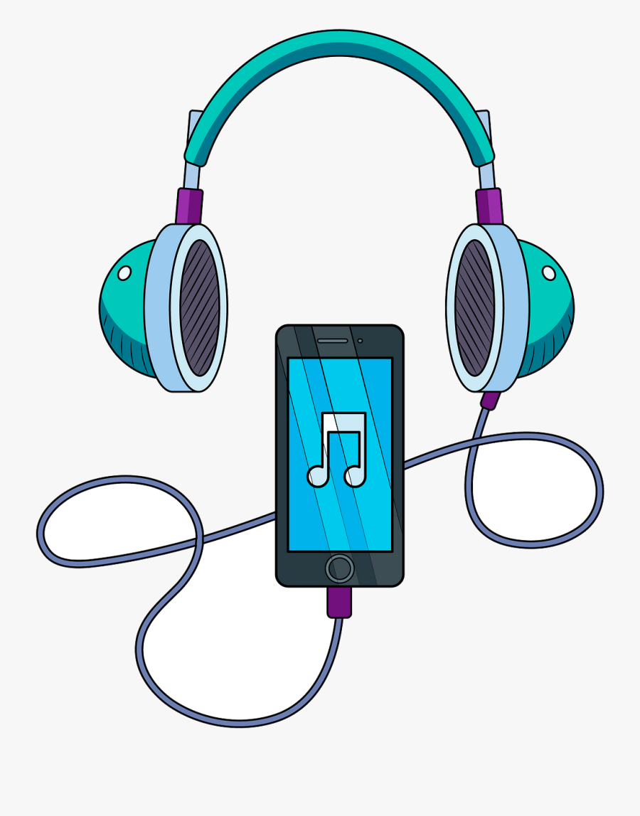 Headphones Music Player And Clipart Free Transparent - Headphones Clipart, Transparent Clipart