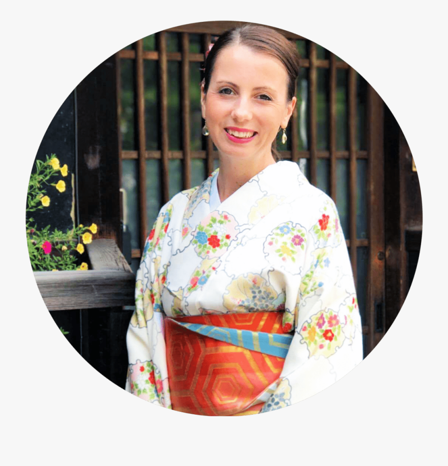 Transparent Japanese Woman Png - Kimono, Transparent Clipart