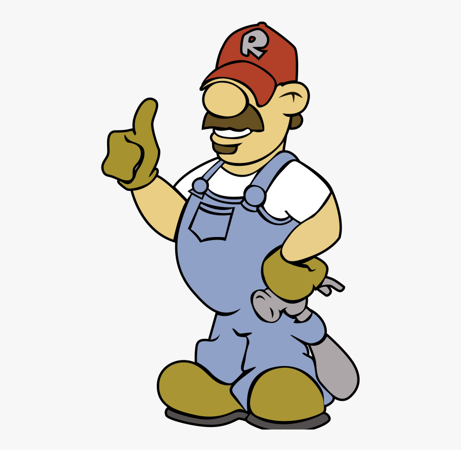 Roofer Clipart - Cartoon, Transparent Clipart