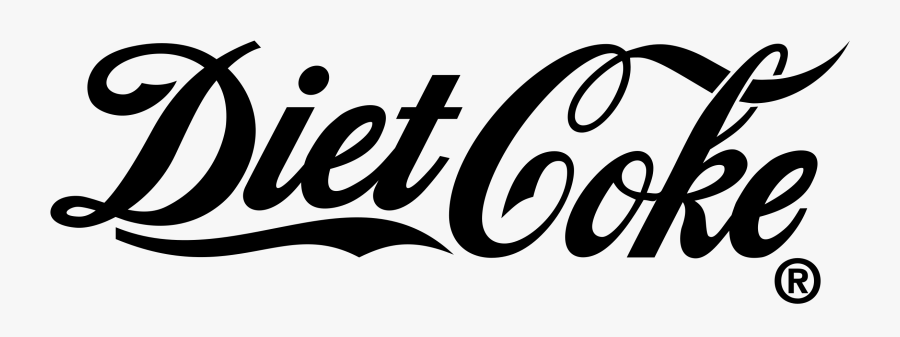 Diet Coke Logo Png Transparent - Calligraphy, Transparent Clipart