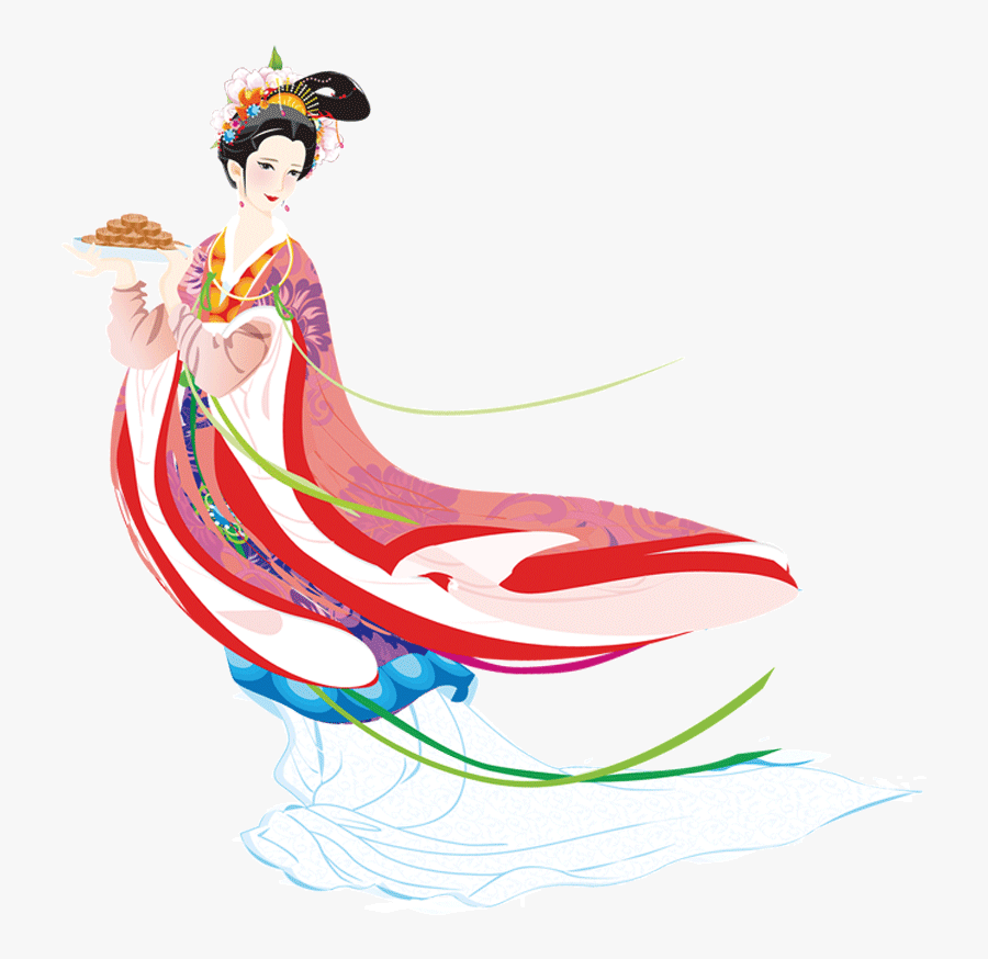 Mid Autumn Festival - Mid Autumn Festival Fairy, Transparent Clipart