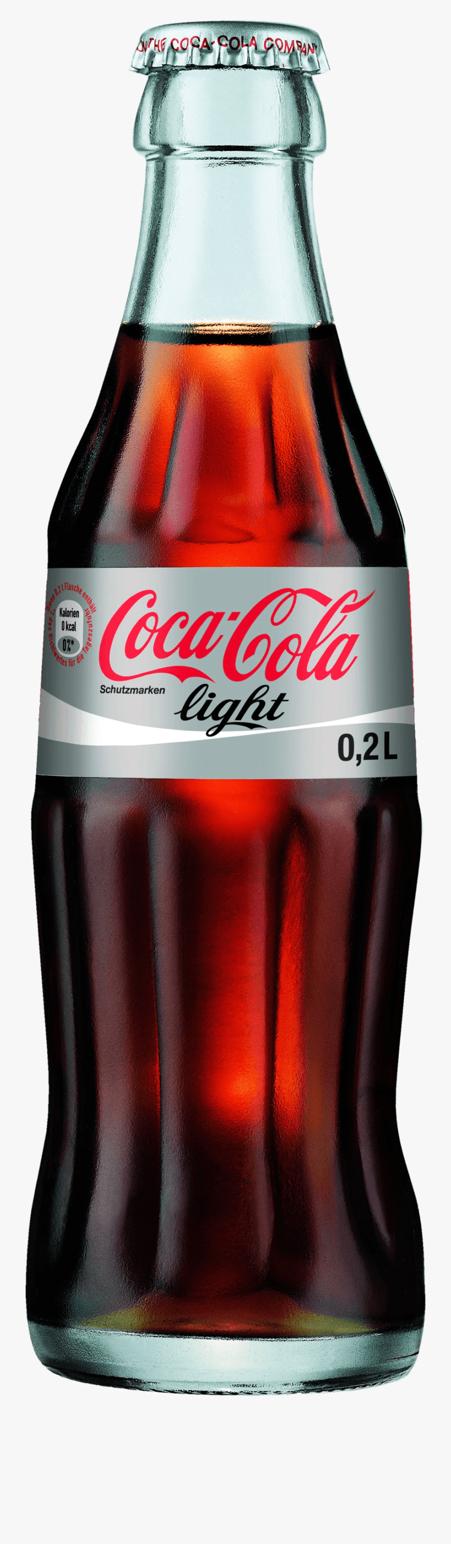 Coke Light Transparent Stickpng - Coca Cola Bottle Png, Transparent Clipart