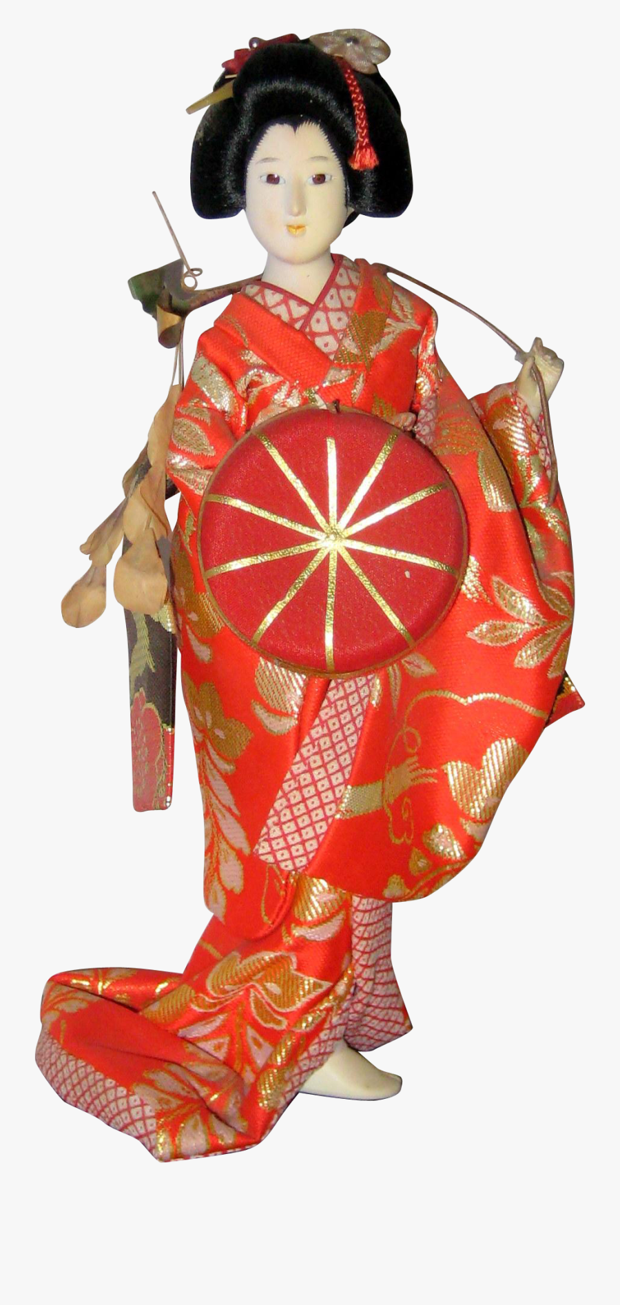 Geisha Png Transparent Images - Geisha Japanese Doll Png, Transparent Clipart