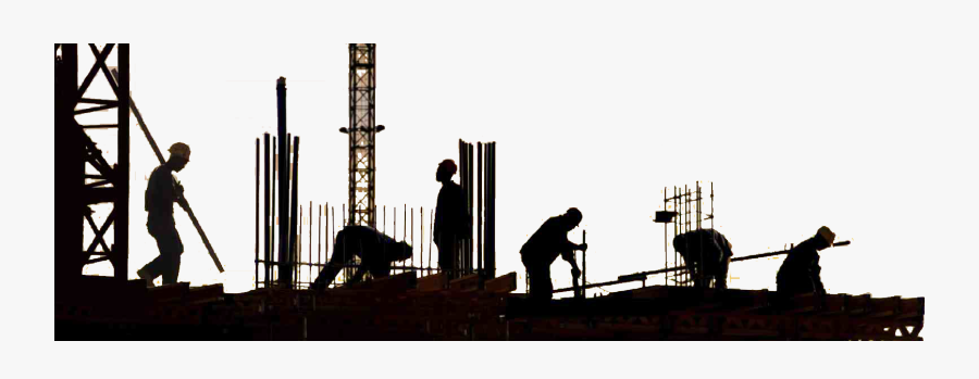 Transparent Construction Worker Silhouette Png - Civil Work And Infrastructures, Transparent Clipart