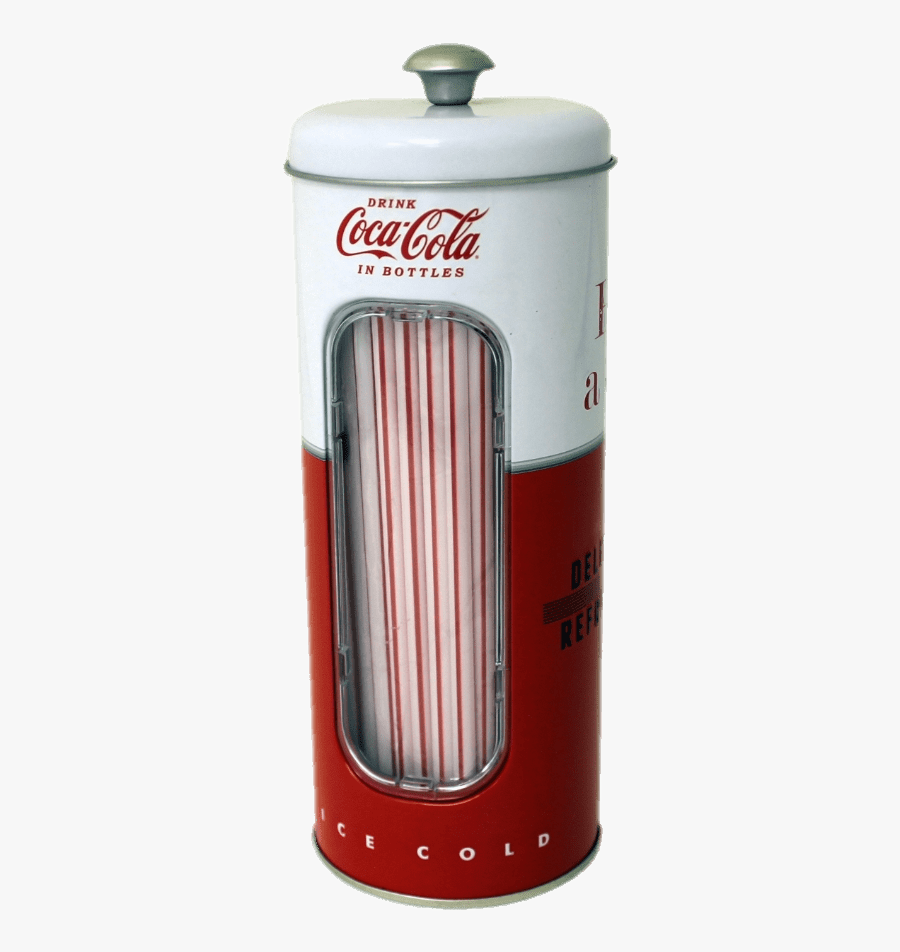 Coca Cola Straw Holder - Coca Cola, Transparent Clipart