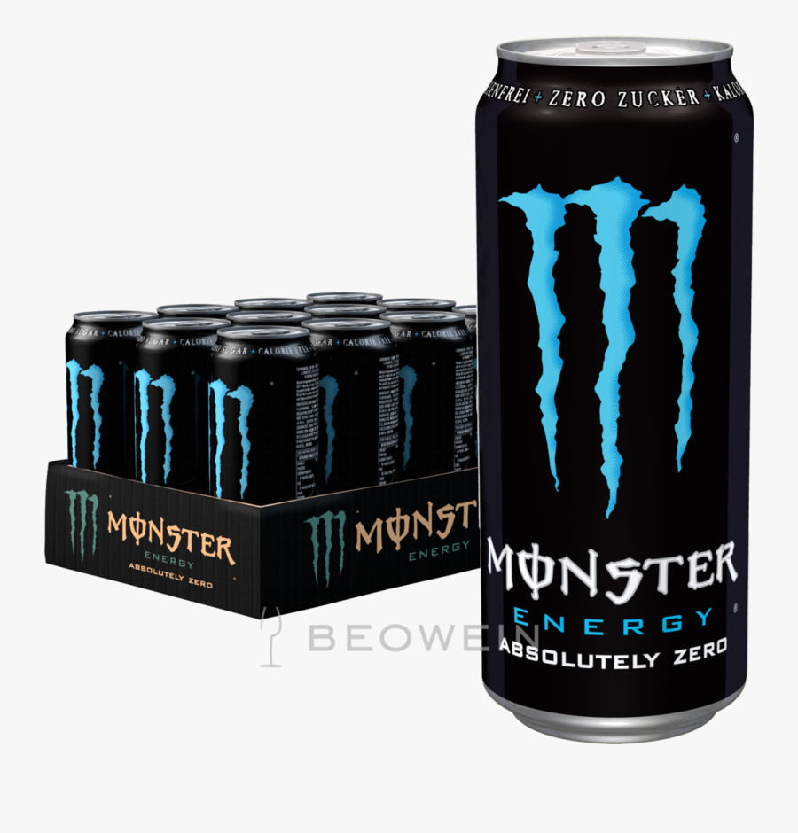 Transparent Mountain Dew Can Png - Monster Energy Absolutely Zero, Transparent Clipart
