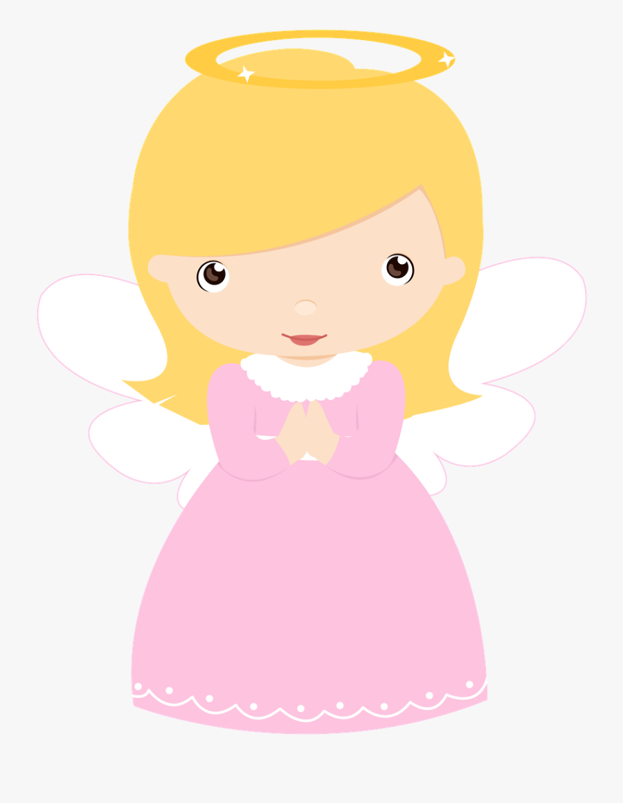 Explore Baptism Cookies, Baby Design, And More - Pink Angel Vector Png, Transparent Clipart