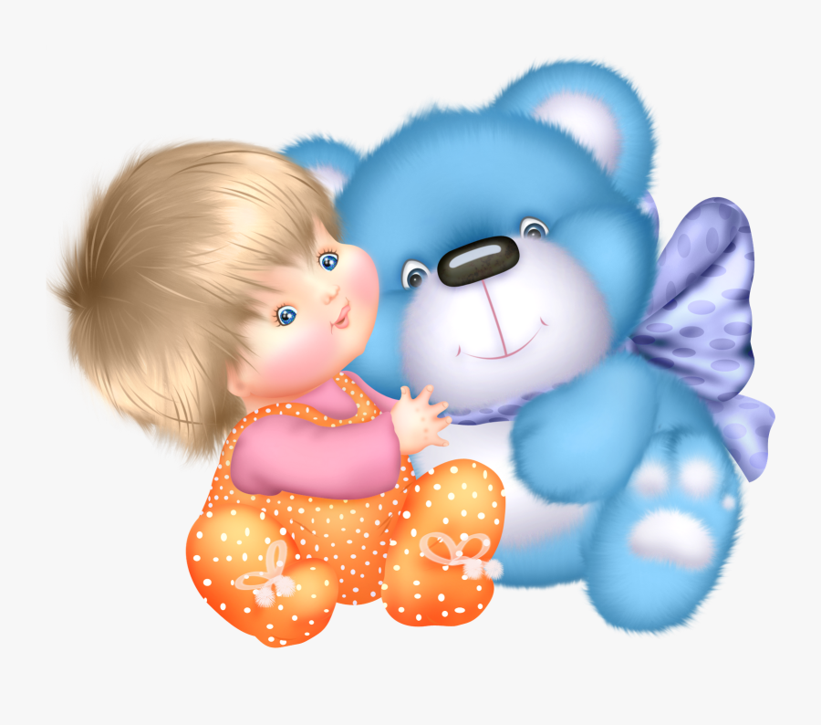 Animated Cute Teddy Bears, Transparent Clipart