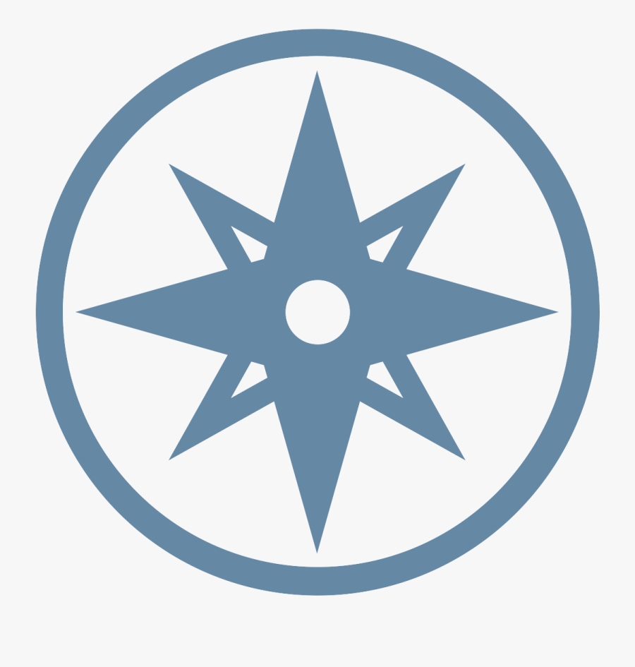 Nautical Chart Icon - Decorative Pattern Floor Tile, Transparent Clipart