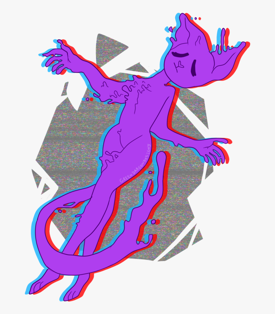 Clip Art Illustration Legendary Creature Pink M - Trippy Character Transparent, Transparent Clipart