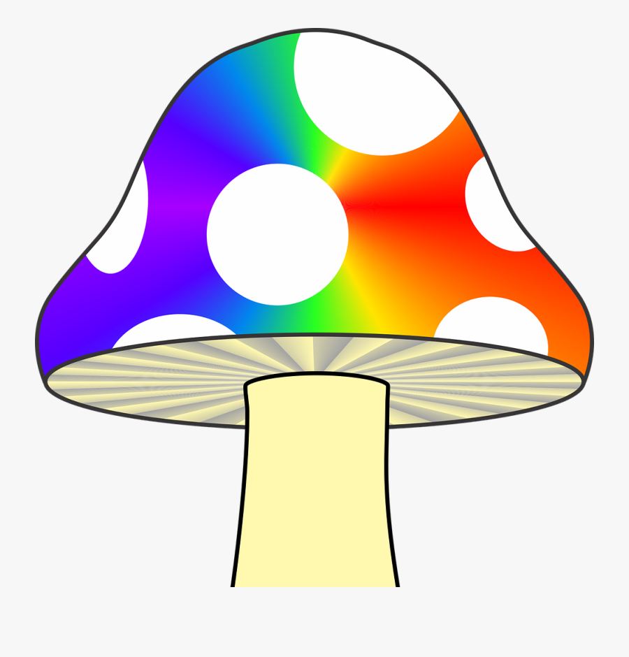 Psilocybin Mushroom Fungus Mushroom Poisoning Clip - Trippy Mushroom Drawing Easy, Transparent Clipart