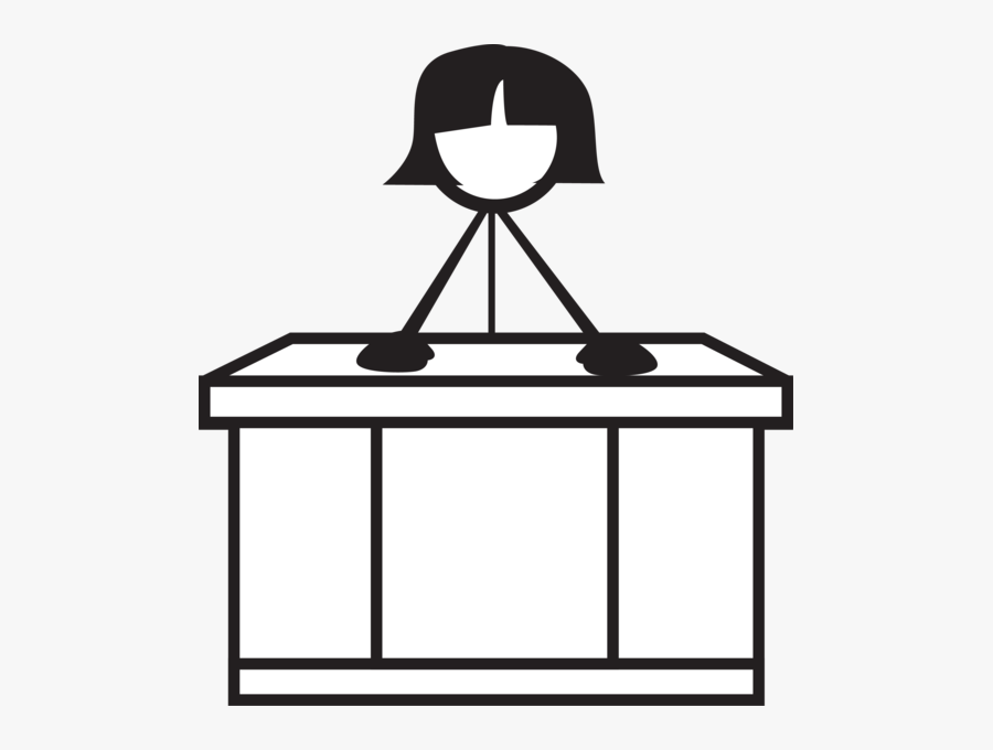 Stick Figure Clipart , Png Download - Stick Figure Desk, Transparent Clipart