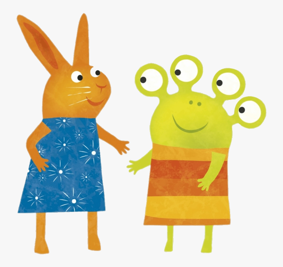 Alien Wanda Och En Clipart Transparent Png - Wanda Y El Alien, Transparent Clipart